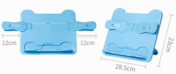 Elementary school student reading bookshelf reading book stand student reading book on the desk with foldable book stand