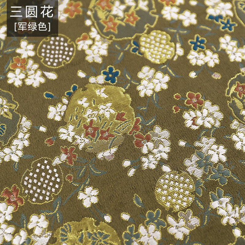 Bride kimono Brocade Fabric Damask Jacquard Apparel Costume Upholstery Furnishing Curtain Material cushion fabric 75cm*50cm: J