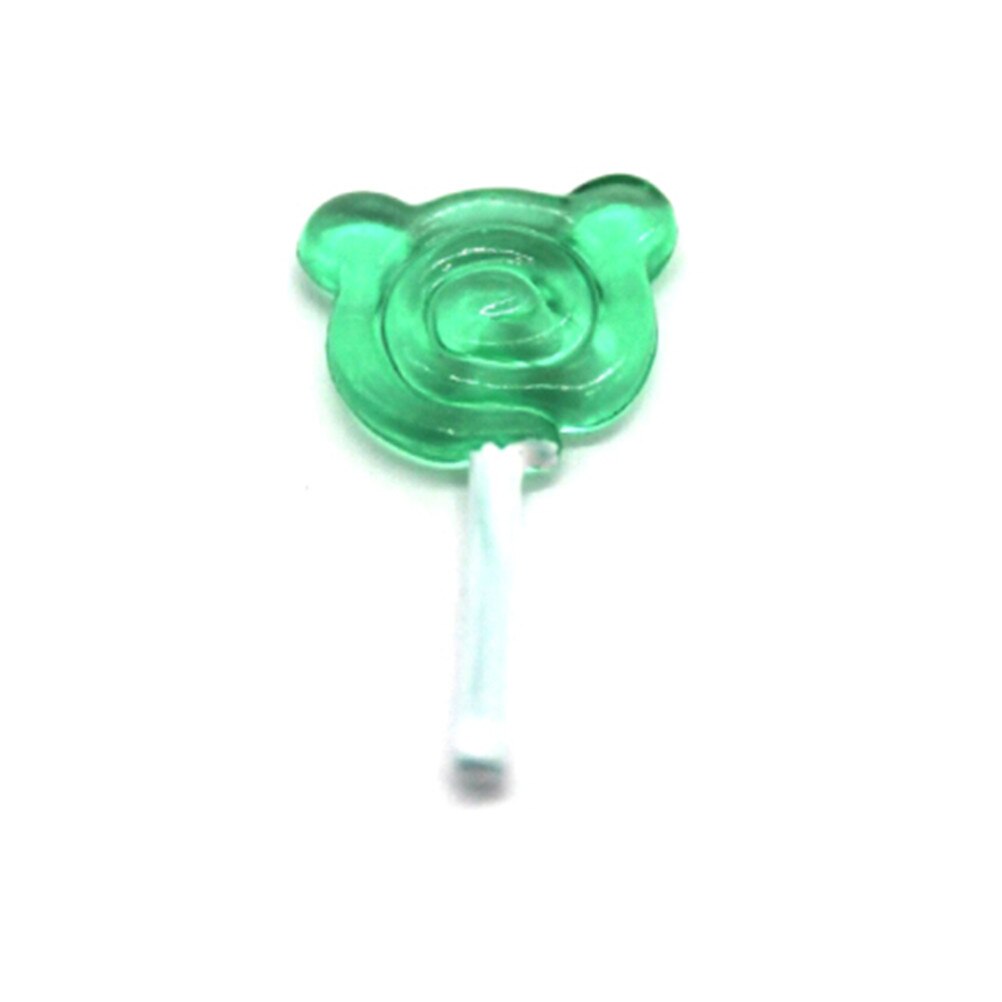 5pcs 1:12 Snacks Candy Bear Lollipop Doll House Toys Dollhouse Miniature Cute Children