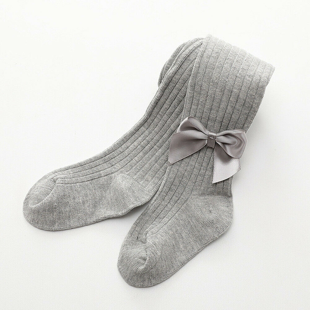 Panty Panty Kousen Warme Katoen Effen voor Baby Meisjes Peuter Kids: Grijs / 23M