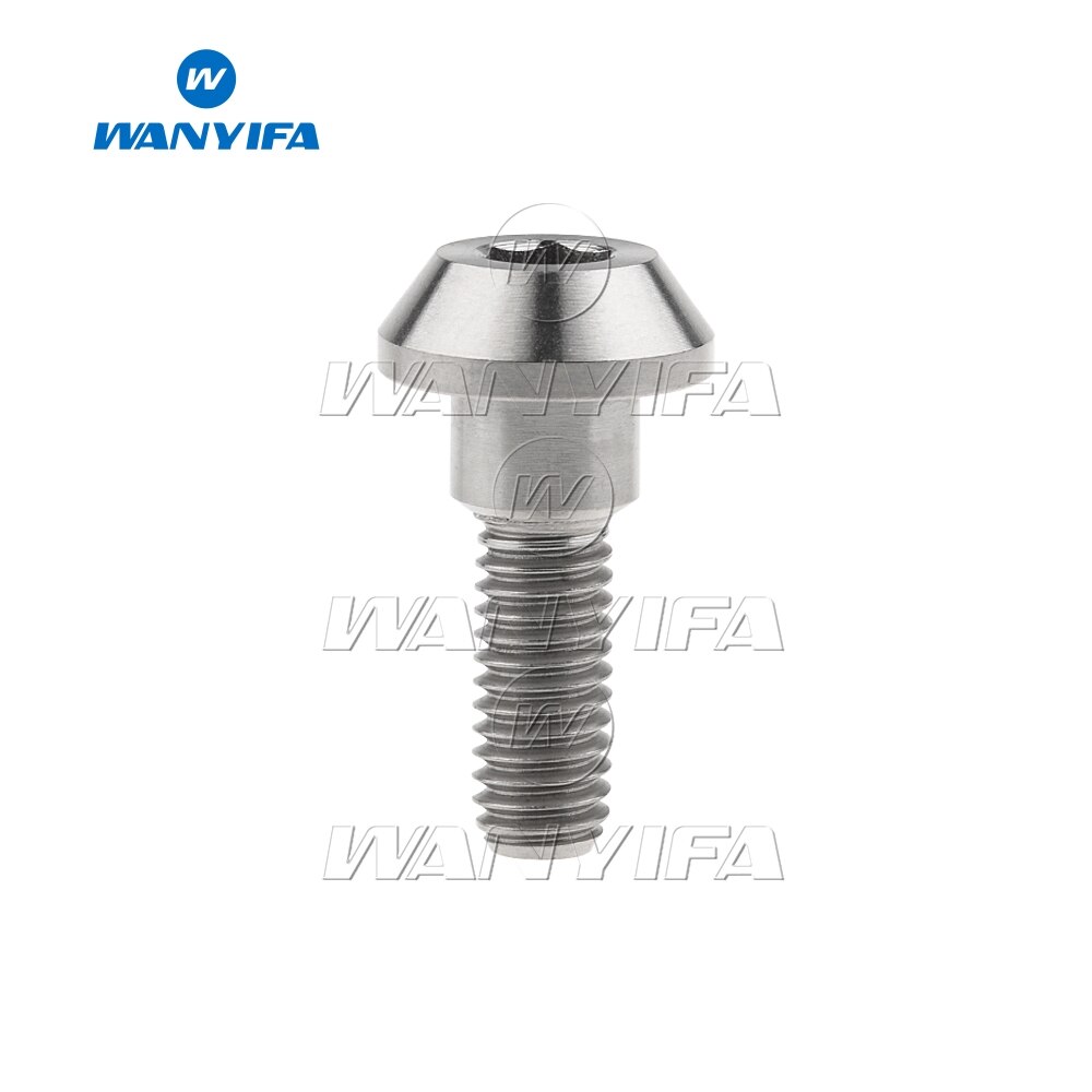 Wanyifa Titan Bolzen Schraube M6 X 20mm Kegel Ball Allen Schlüssel Kopf Schrauben für Yamaha Motorrad Bremsen 1Stck: M6x20mm Titan
