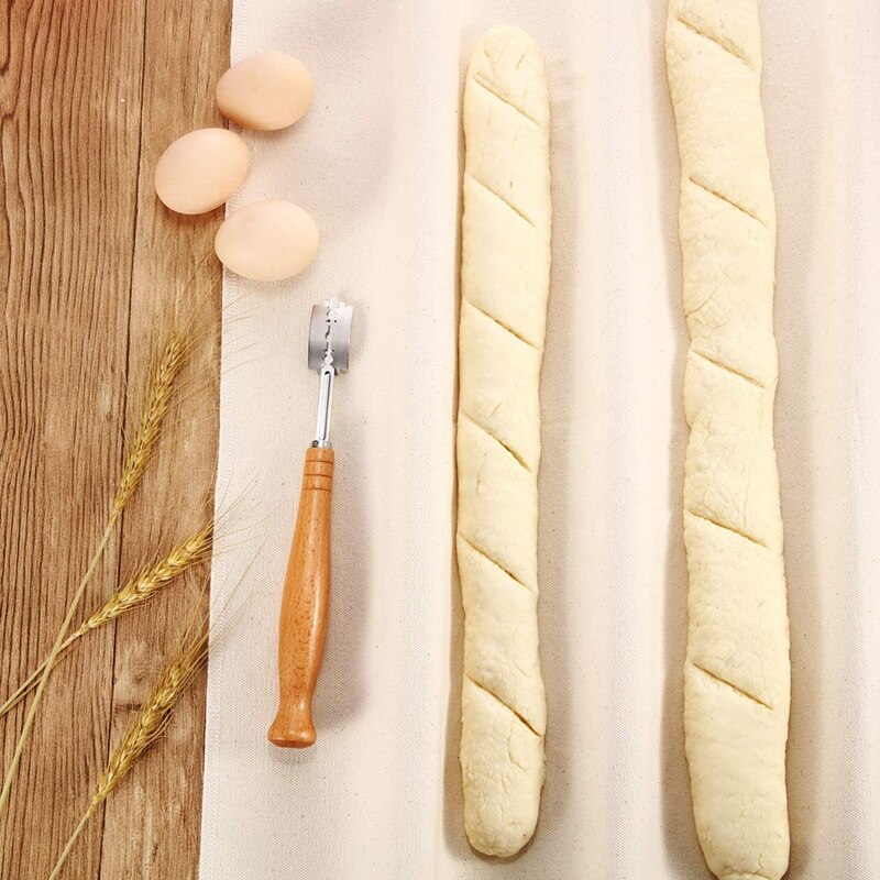 Large Bread Cloth Baking Cloth for French Baguette loaves Artisan loaf, with Storage Bag and Bread Blade