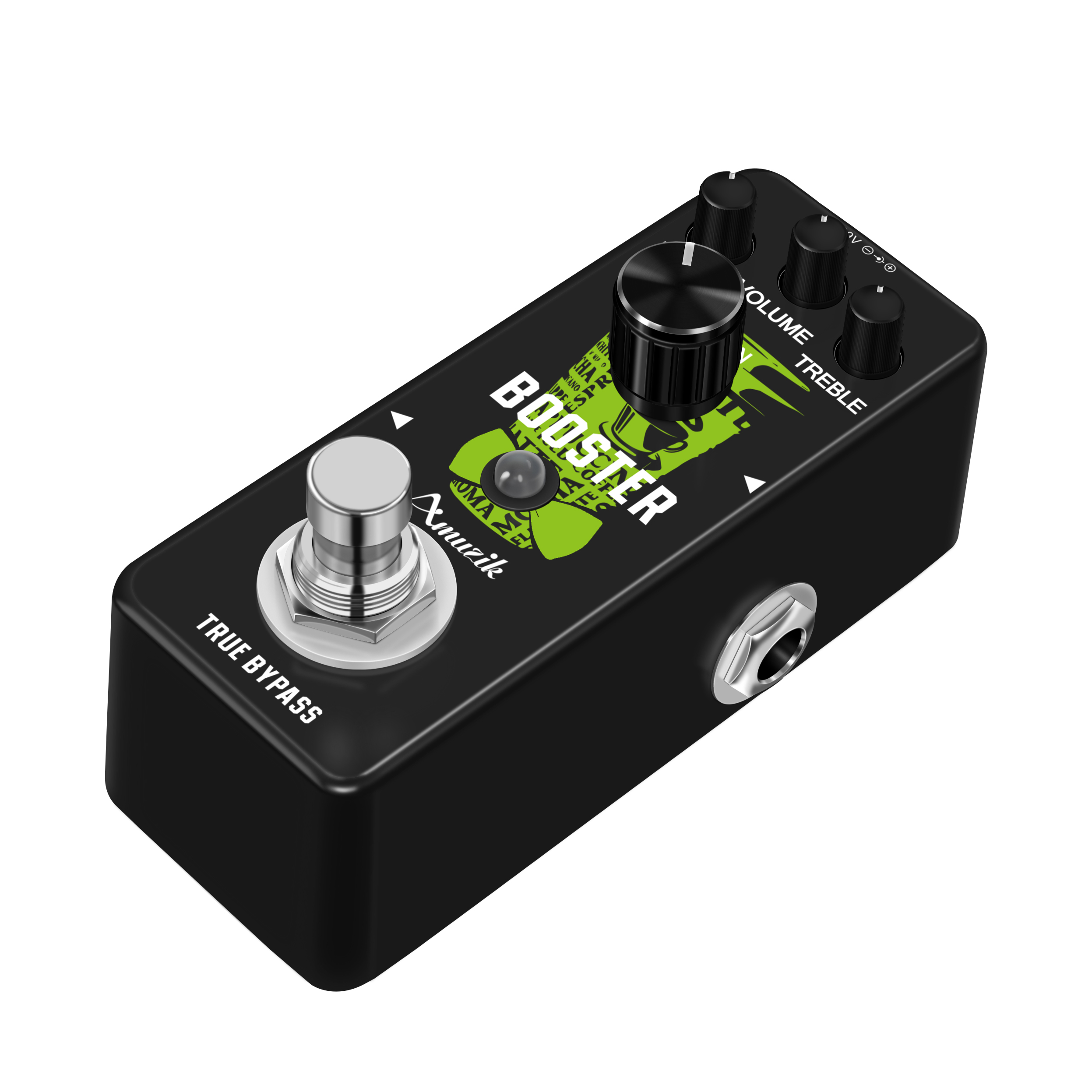 Mini booster guitar effektpedal, true gain booster, micro clean boost pedal til elektrisk guitar pure clean mini booster pedaler