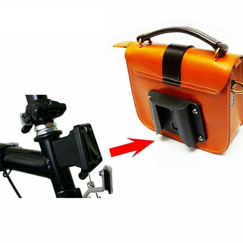 Bike Carrier Block Adapter for Brompton Folding Bike Bag Rack Holder Front Carrier Block Mount Brompton Accessories: Default Title