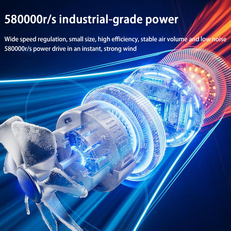 Xiaomi Turbo Jet ventilateur 990000 tr/min puissant ventilateur d'air moteur sans brosse vitesse du vent 75 m/s 10000 mAh brise forte ventilateur sous vide d'air