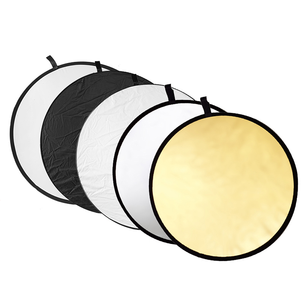 60cm 5 In 1 Reflektor Faltbare Fotografie Licht Reflektierende Für Foto Studio Multi Photo Disc Diffuers Neue Tragbare reflektor
