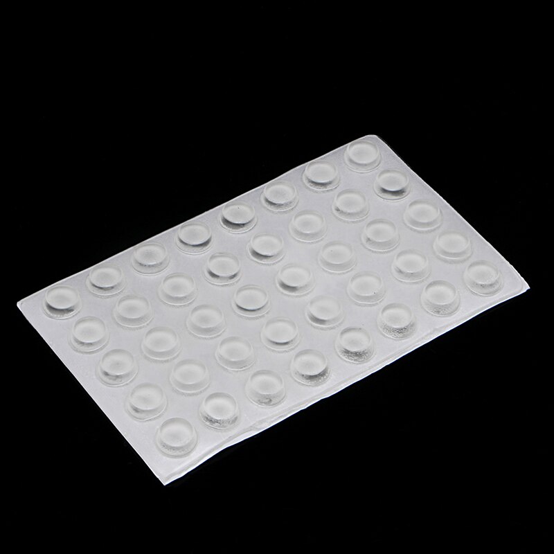 40 Self Adhesive Silicone Rubber Cabinet Door Pad Bumper Stop Damper Cushion