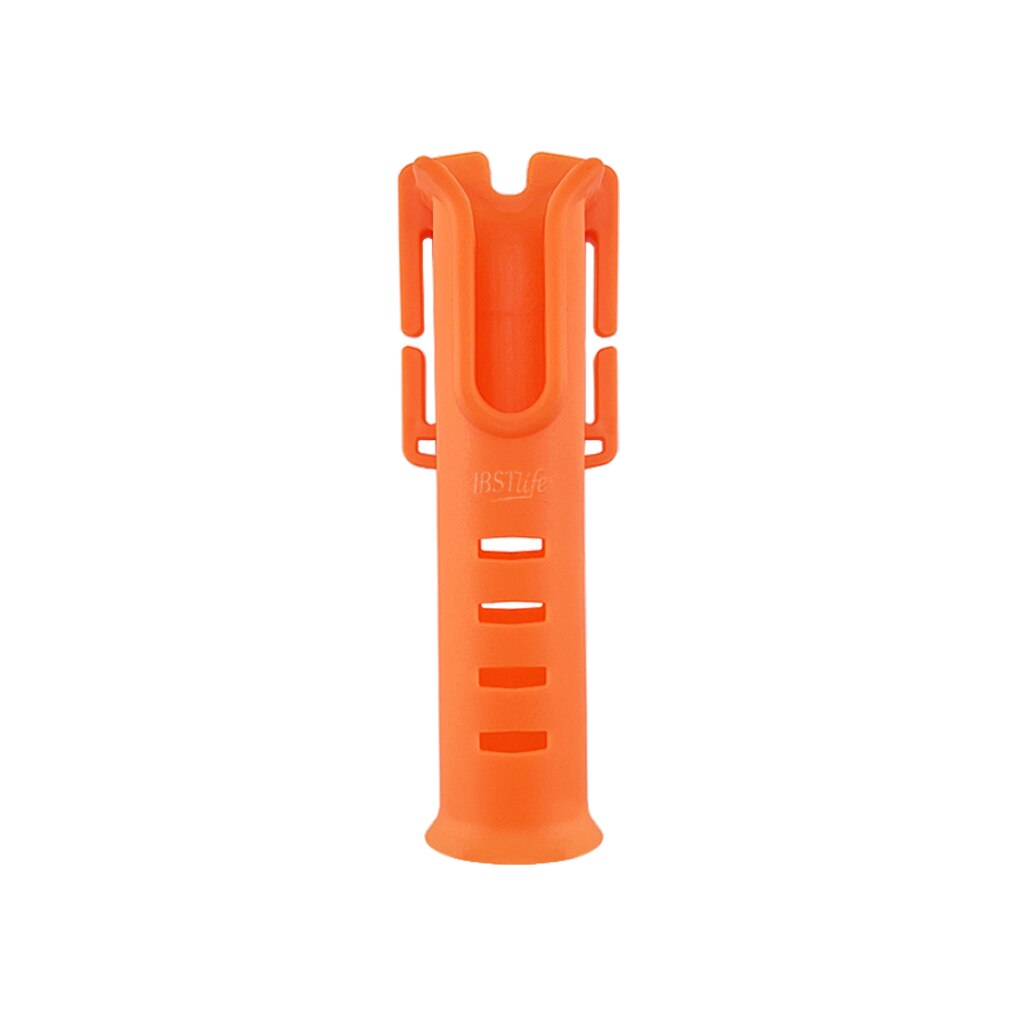 Multifunksjon nylon beltestangholder hurtig midjeholder bærbar stanginnlegger fiskestang pesca stativ innsettingsenhet tilbehør: Oransje uten belte