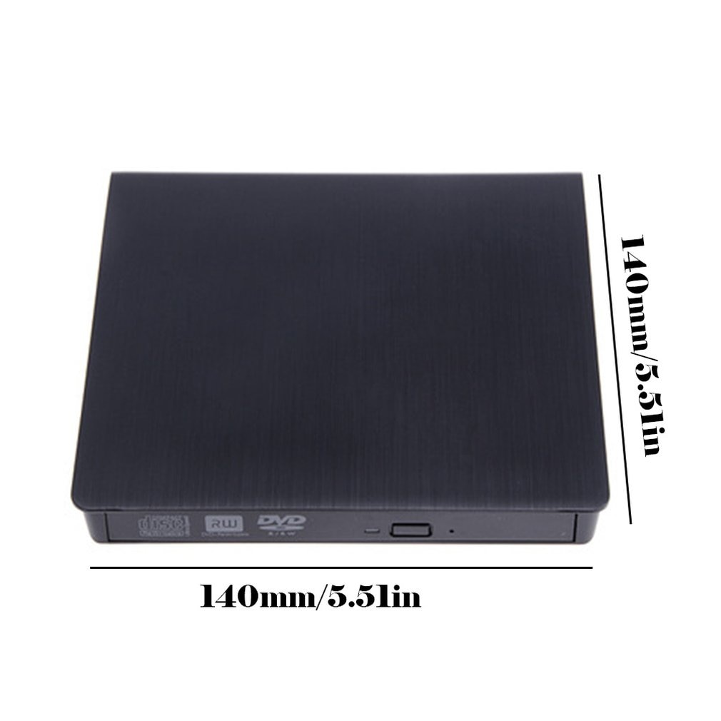 Usb 3.0 externe drive dvd-rom cd-rw dvd-rw brander speler draagbare lezer slank voor windows 7/8/10 laptop