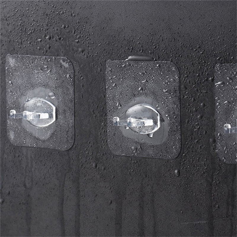 4PCS Cartoon Set Toothbrush Holder Transparent Toothbrush Holder Wall-mounted Toothbrush Holder Bathroom Accessories Lazienka