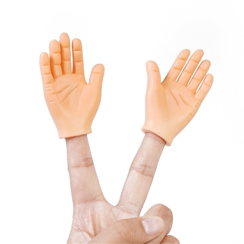 Funny Mini Hands Finger Fidget Toys Small Hand Tease the Cat Pet Toy: F