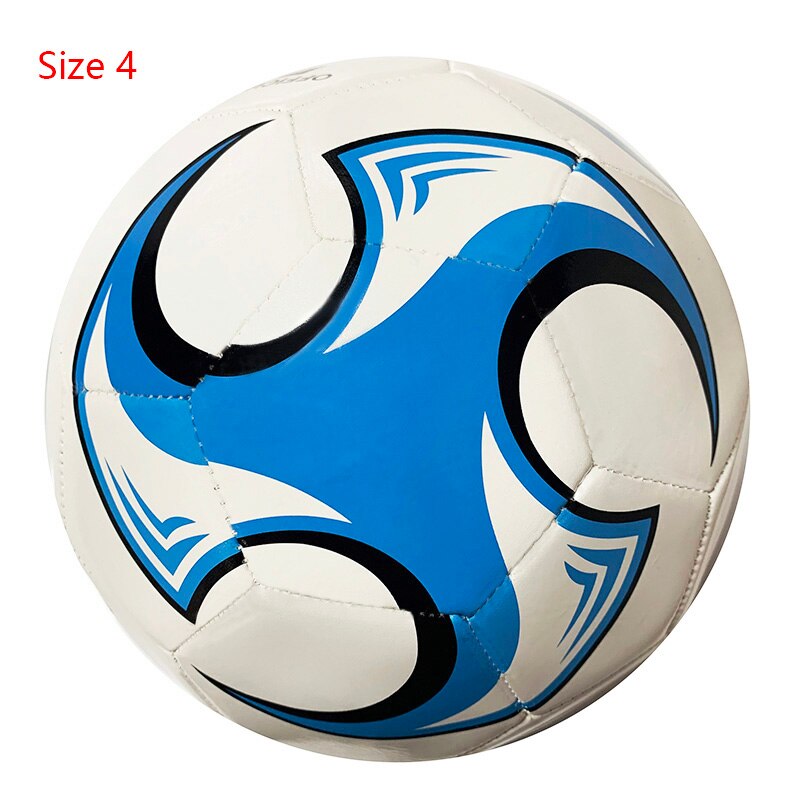 Soccer Ball Size 5 Size 4 Size 3 Football Sports Match Training League futbol foot ball: Blue size 4