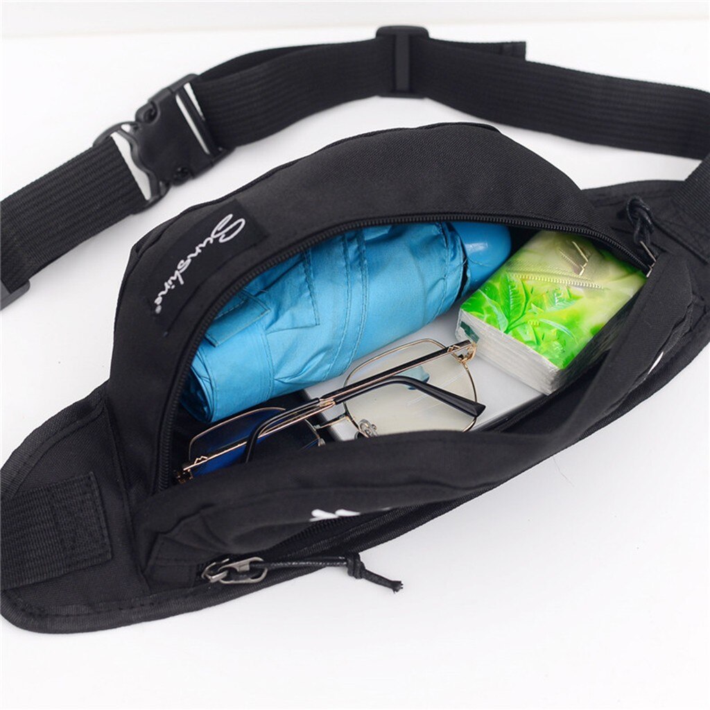 Waist Pack Contrast Color Chest Bag Men's And Women‘s Simple Leisure Oxford Sport Fitness Waist Packs #ss