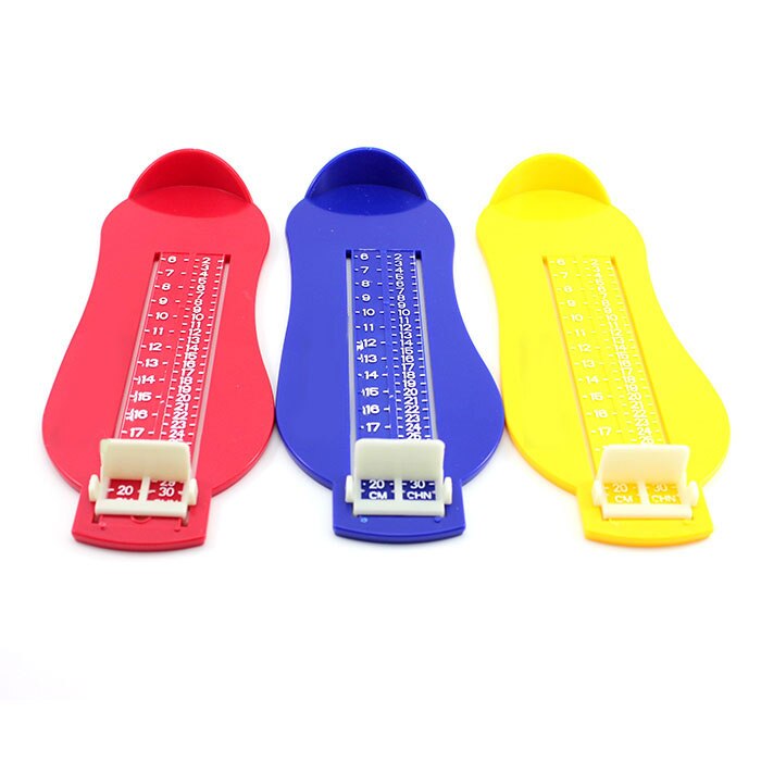 Baby jubilæum rekord måling lineal fod længde fod værktøj gear baby rækkevidde 0-19.5cm god