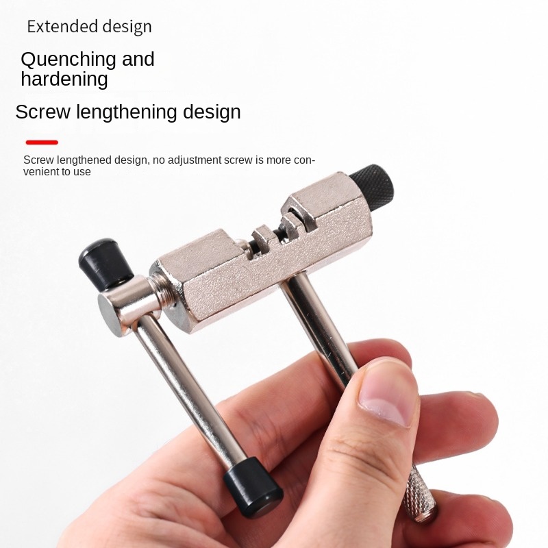 Disyuntor de cadena de bicicleta, herramienta divisora, removedor de cadenas de bicicleta de Metal para reparación, divisor de pasadores de cadena de ciclismo, quitar