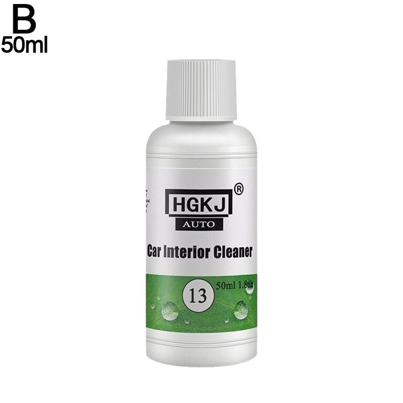 20/50/100ml Car Cleaner Foam Cleaning Concentrate For Leather Fabric Carpet Car Seat/Lights/Glass Dashboard Auto Liquid Cleaning: leather clean 50ML