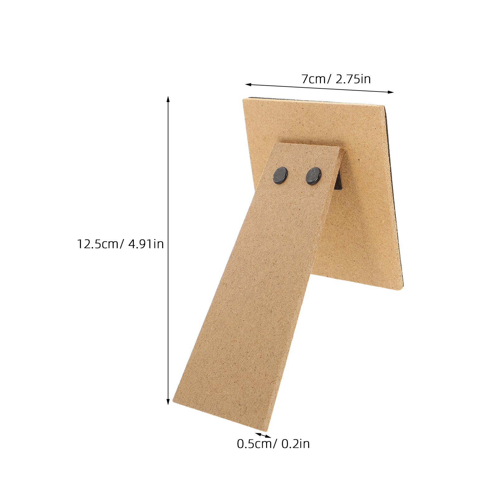 2pcs Picture Frame Easel Back Plate Bracket Diy Wood Based Panel Stand For Frame Canvas Painting Foldable Frame Support Bracket