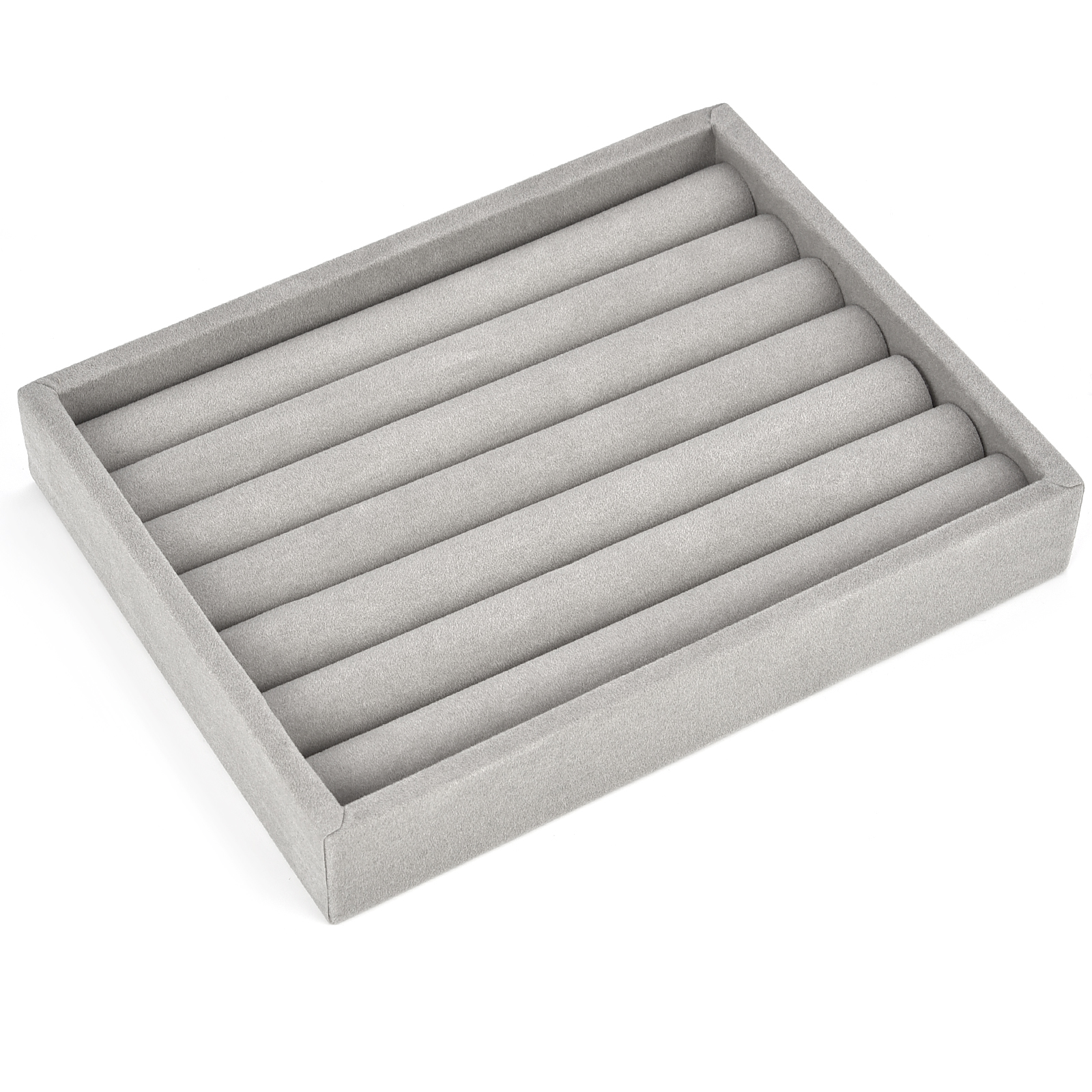 Velvet Jewelry Box Display Tray Drawer Storage Jewellery Holder For Ring Earrings Necklace Bracelet Soft Velvet Organizer Case: Red