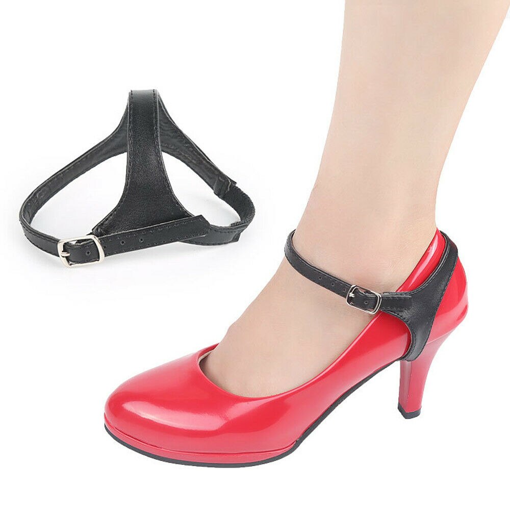 High Heel Stud Ankle Strap Detachable PU Leather Anti Loose Shoes Lace Bands