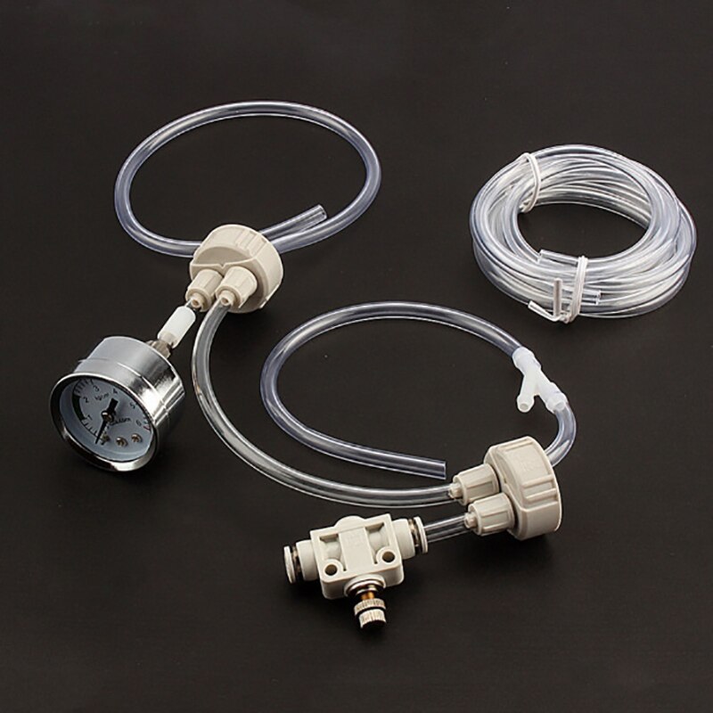 Aquarium DIY CO2 Generator System Kit with Pressure Air Adjustment Water Plant Fish Aquarium Co2 Valve Diffuser