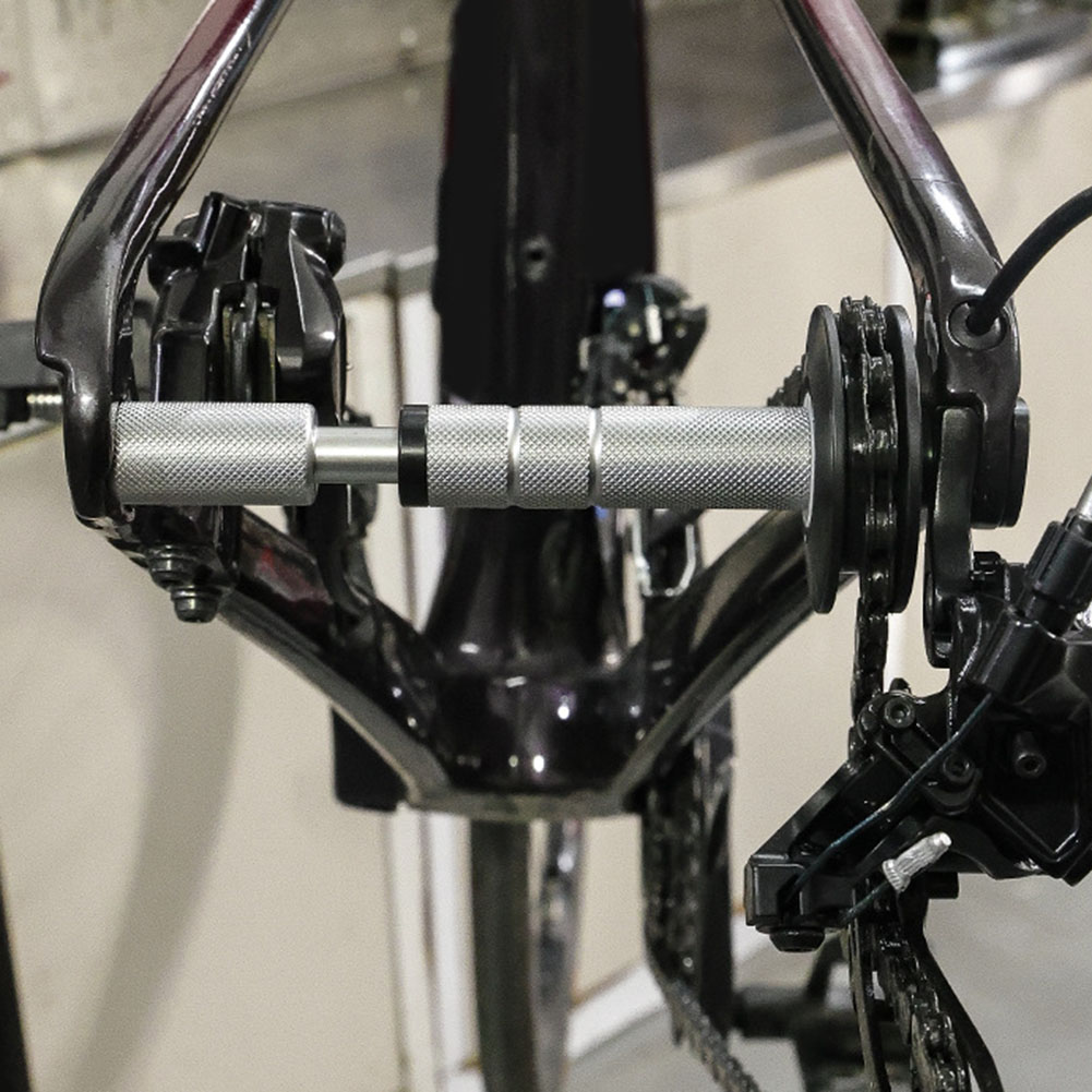 Soporte de cadena de eje pasante de 12mm para bicicleta, limpieza de cadena de bicicleta, soporte de lavado de cadena de rueda libre, accesorios de ciclismo