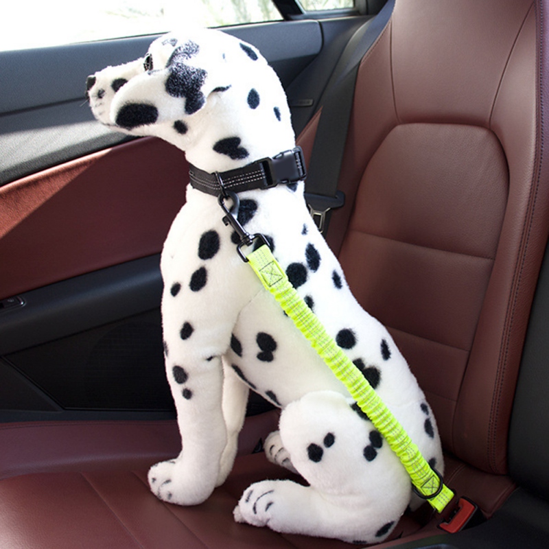 Hond Autogordel Hond Seat Belt Leash Voertuig Riem Verstelbare Demping Elastische Reflecterende Veiligheid Touw Voor Honden Kat