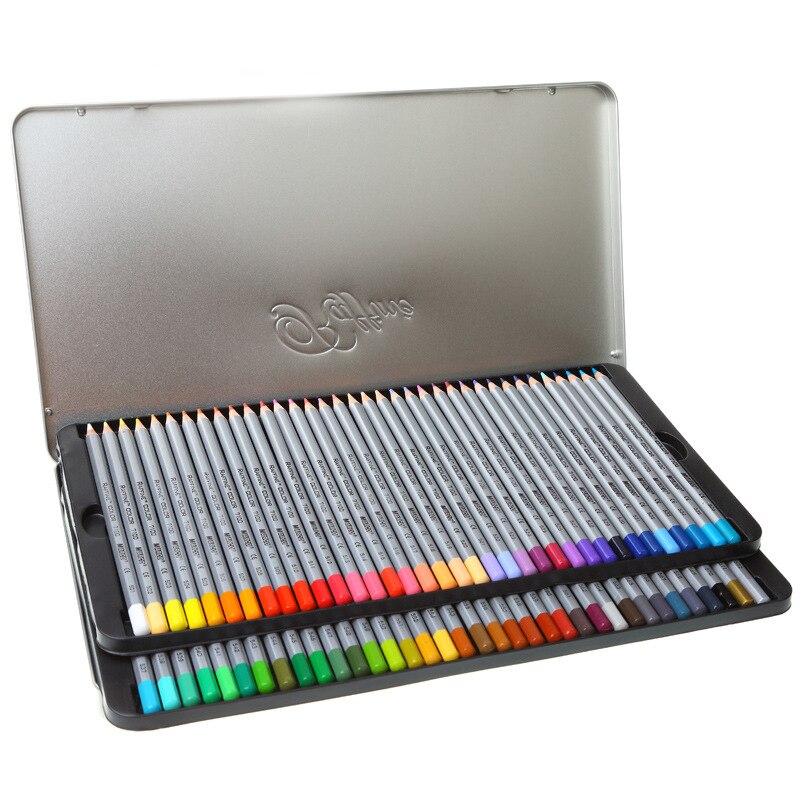 72 Kleuren Olie Kleur Potlood Raffine Fine Art Lapis De Cor Professionele Pastille Gekleurde Schetsen Tekening Potloden