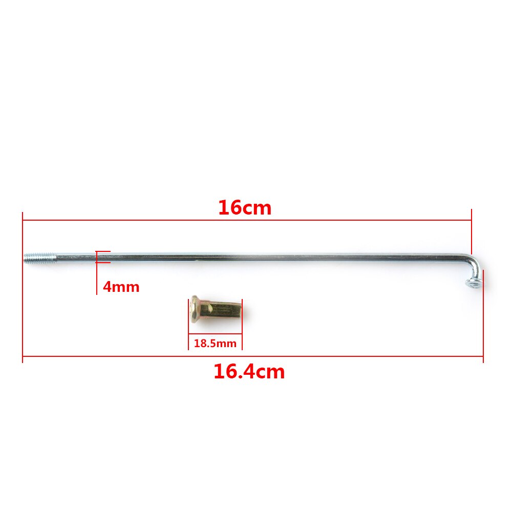 S2R for YAMAHA YBR125 YBR YB 125 Motorcycle Wheel Spokes Spoke Set Kit with Screw Stainless Steel Rim Wheel Spare Parts 36PCS