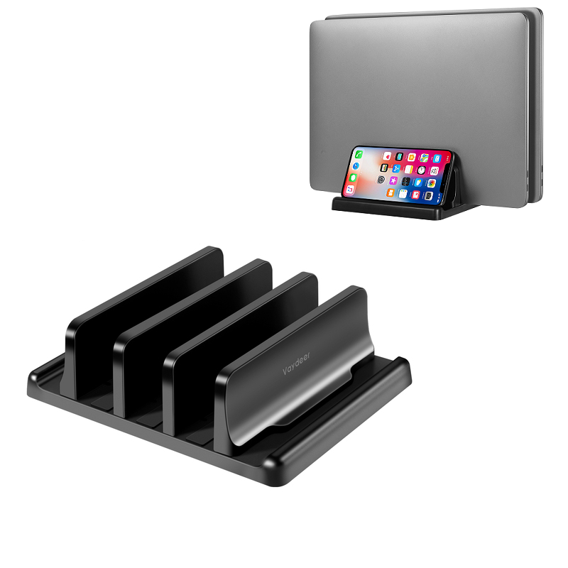 3 Slots Desktop Stand Verticale Laptop Stand Voor Macbook Air Pro 13 16 Desktop Sterke Stand Verstelbare Dock Maat Voor notebook