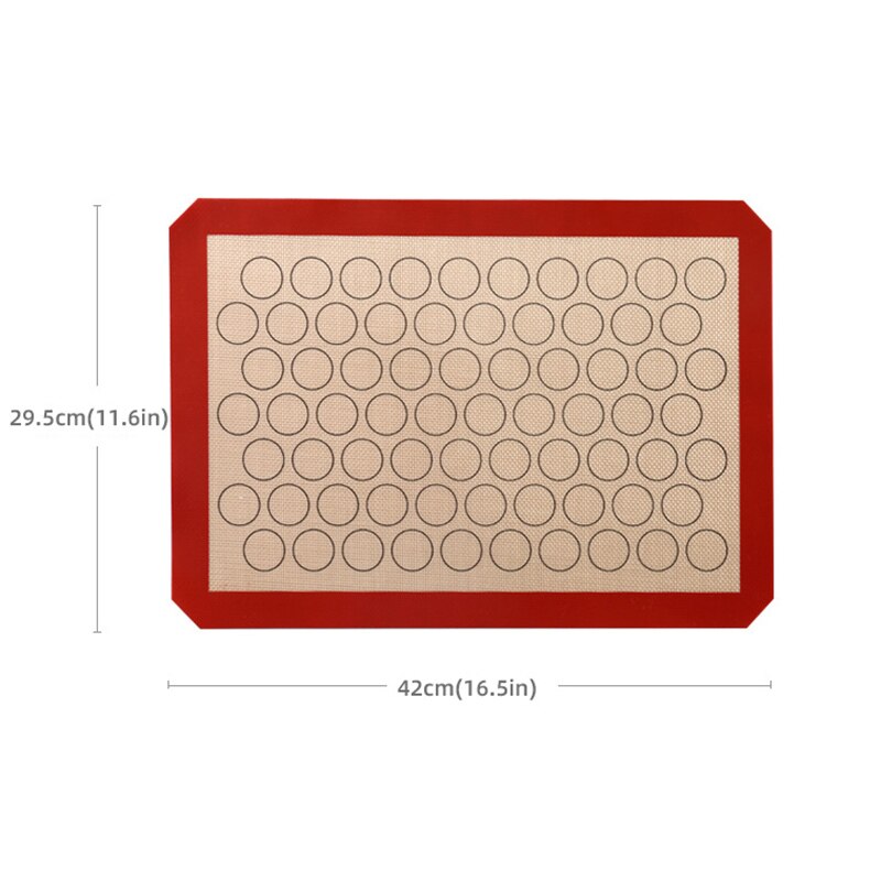 70 Grids Silicone Macaron Baking Mat for Bake Pan Pastry Cookie Non-stick Multifunction Kitchen Baking Tools Sheet Pads: Default Title