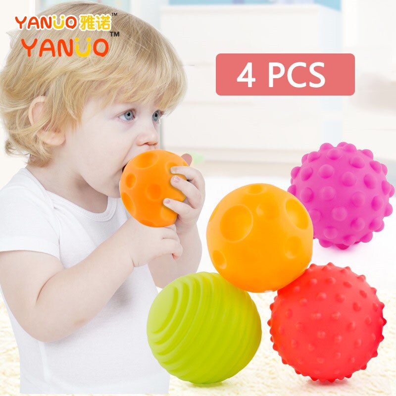 Baby Toy Ball Set Hands Touch Sensory Toys Massage Ball For Baby Develop Baby&#39;s Tactile Senses Toy Baby Toys 0 12 Months: Default Title