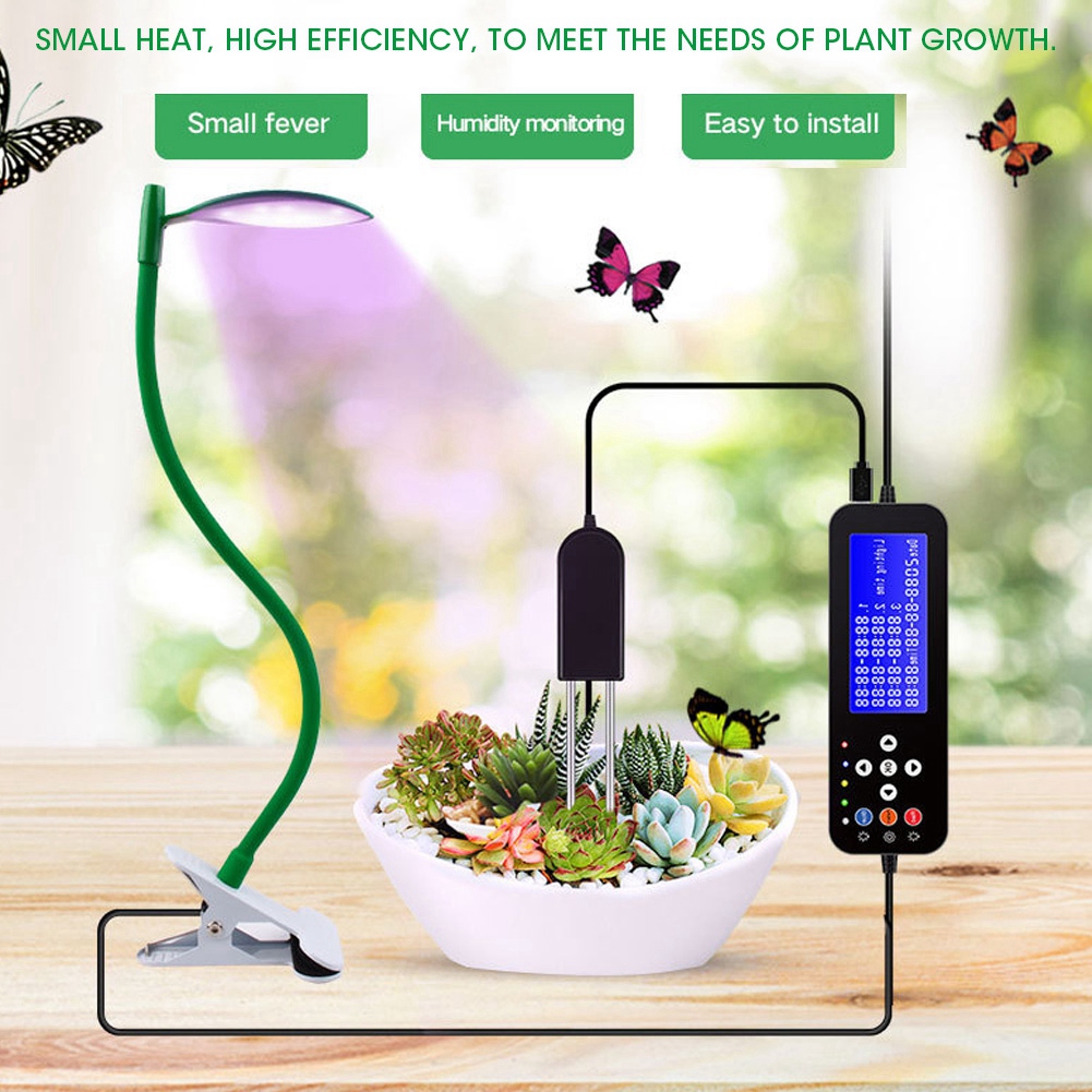 Grow Light 21LED Grow Light Flexible Plant Growth Clip Lamp for Indoor Greenhouse Plants Led Grow Light Plant Light