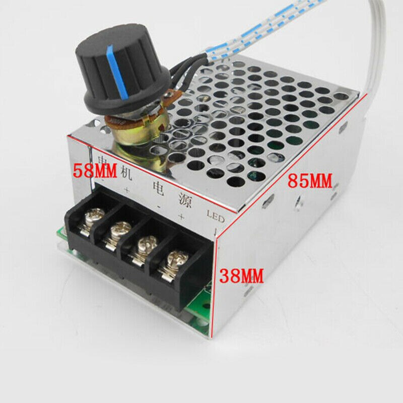 Dc 9v-60v 12v 24v 36v 48v 40a motortoerentalregelaar pwm-regelaar dc-borstelmotor schakelaarregelaar regelaar voltdimmer