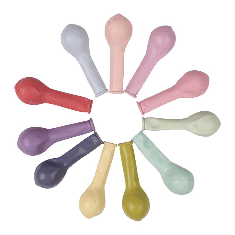 10 stuks /5 inch kleurrijke macaron latex ballon snoepkleurige ballon bruiloft verjaardag feestdecoratie ballon