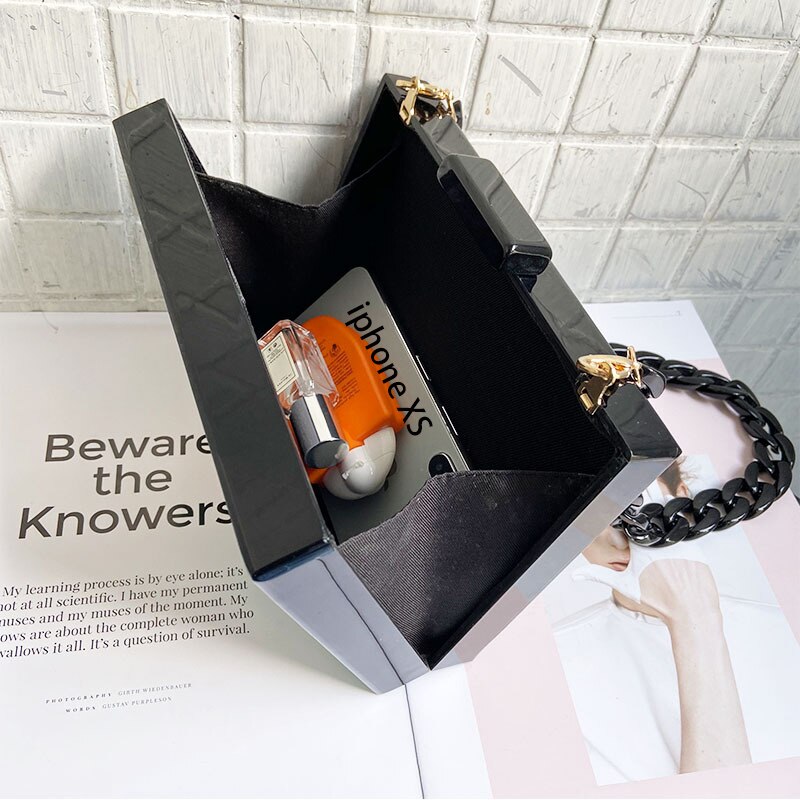 neue Acryl Patchwork Abend Taschen Jahrgang Frauen Bote Taschen Geometrische aufbringen Kupplungen Party Prom Handtaschen Geldbörsen