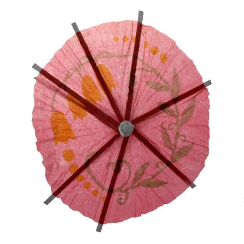50x/lote paraguas Parasol de papel para cóctel o bebidas de boda