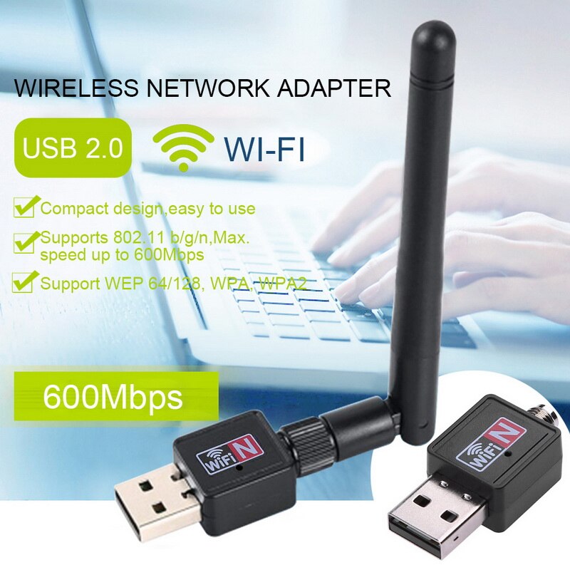 USB Wifi Adapter 600Mbps Wifi Router 5Ghz Wi-Fi Adapter Lan Wifi Dongle AC Wifi Receiver For Windows Desktop/Laptop/PC#4