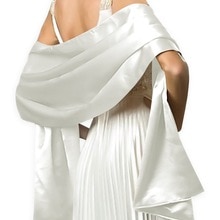 Chal de satén para mujer, chal de boda, para invierno, para graduación, Bolero, chaqueta, abrigos, No15953