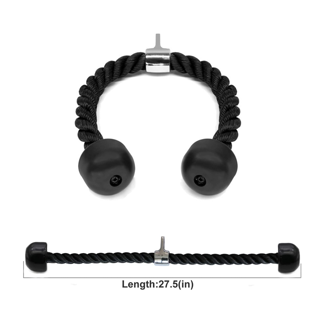 Rotating Straight Aluminum Bar LAT Pull Down Bar Tricep Rope Cable Machine Attachment for Home Gym Workout Strength Training