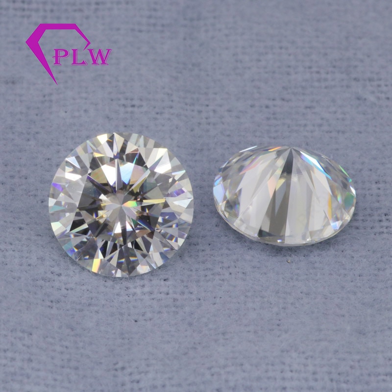Including The Certification Original GH Color 1ct 6.5mm 3 Ex Brilliant Cut Moissanite Near To Diamonds For Diamante Ring