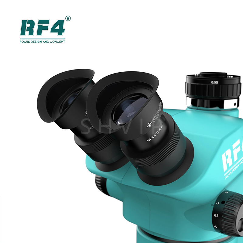 RF4 Stereo Microscope Eyepiece Prevent Light Leaking Anti-fatigue Rubber Eye Guards Shield Cups RF-EM5 Repair Tools
