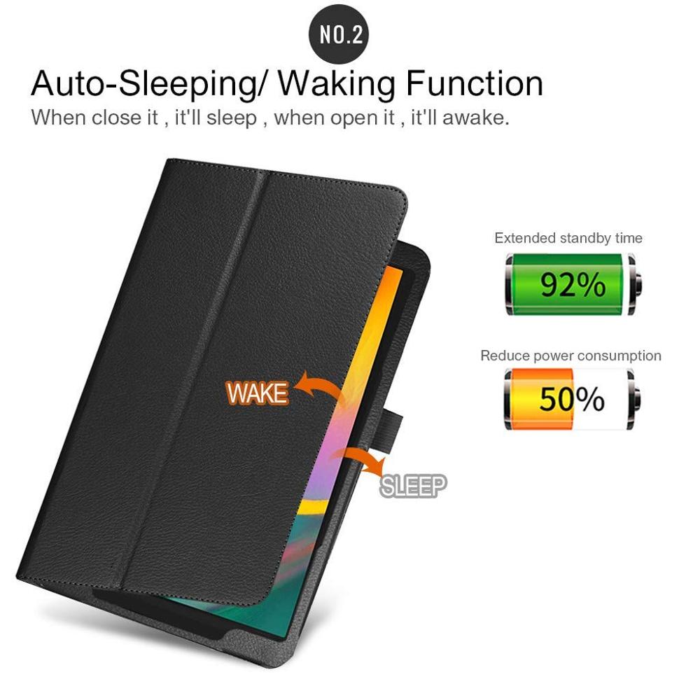 Odwróć PU skórzane etui do Samsung Galaxy Tab A7 10.4 cal 2020 pokrywa dla Samsung Galaxy Tab A7 SM-T500 SM-T505 T507 Tablet Case