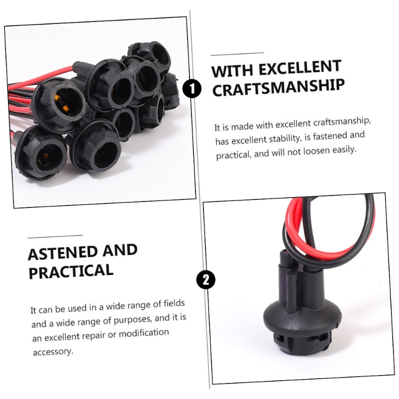 T10 W5W Car Wedge Light Bulb Socket Connector Holder Extension LED Lamp Bulb Base Holder Socket Wedge Base Light Bulb Plug
