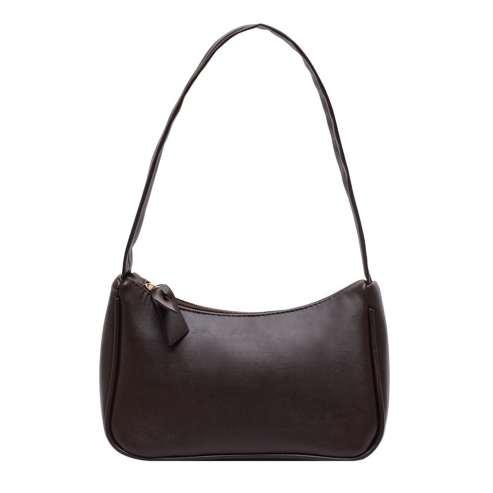 Bolso de mano Retro para mujer, bolsa pequeña subaxilares, informal, Retro,: coffee