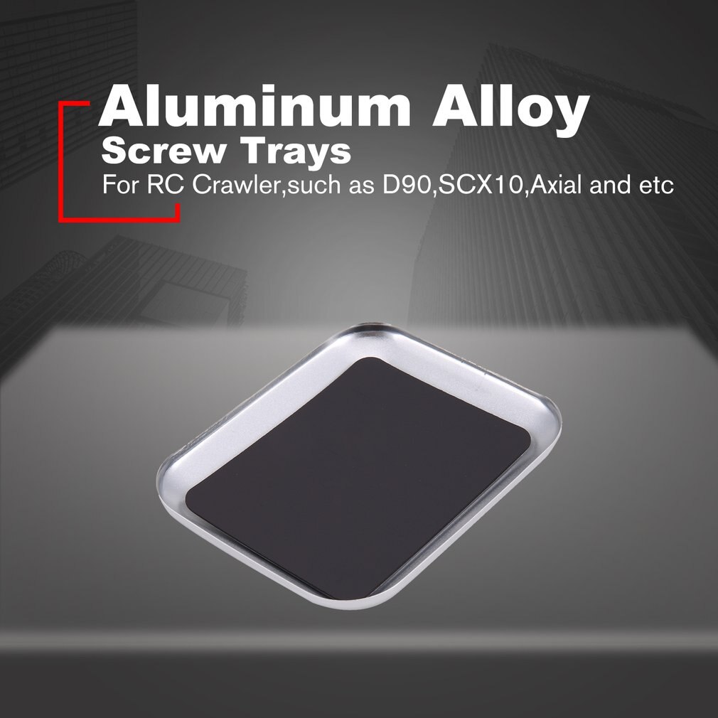 Magnetic Aluminum Alloy Tray Mounting Screws RC car boat plane Screw Repair Tray plate Disk Model crawler Tool