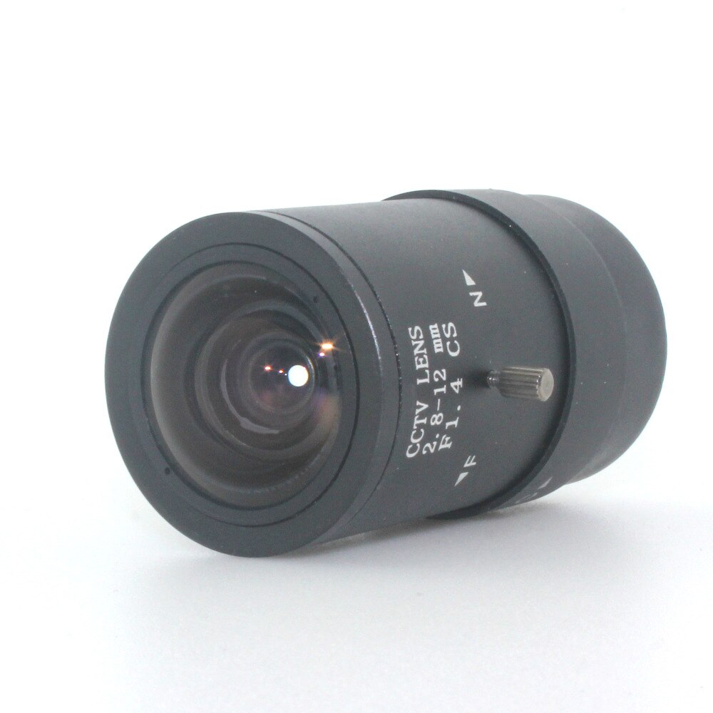 2.8-12mm lens CS Mount Varifocal Manual Iris CCTV Lens for CCTV Security Cameras