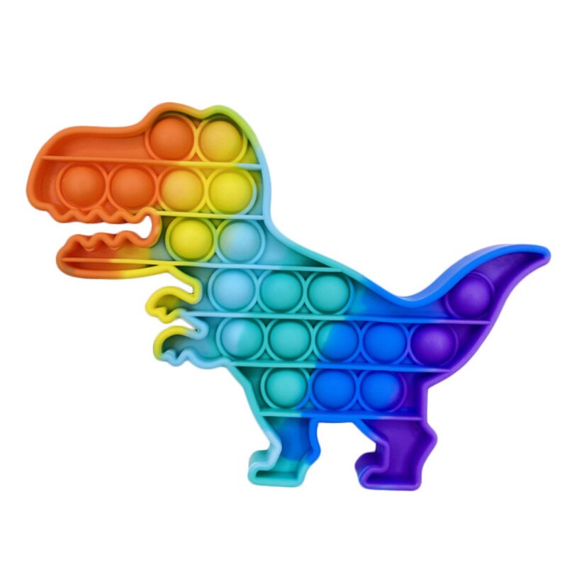 Regenbogen Pop Push Blase Zappeln Spielzeug Antistress Squeeze Sensorischen Spielzeug Relief Squishy Anti Stress Spielzeug Für Erwachsene Kinder: PL-336