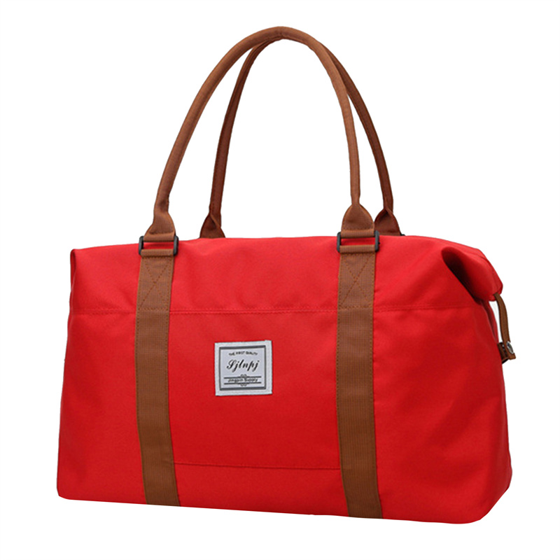 Large Travel Bag Women Cabin Tote Bags Handbag Oxford Cloth Canvas Waterproof Shoulder Bags Women Weekend Overnight Bag: Blue