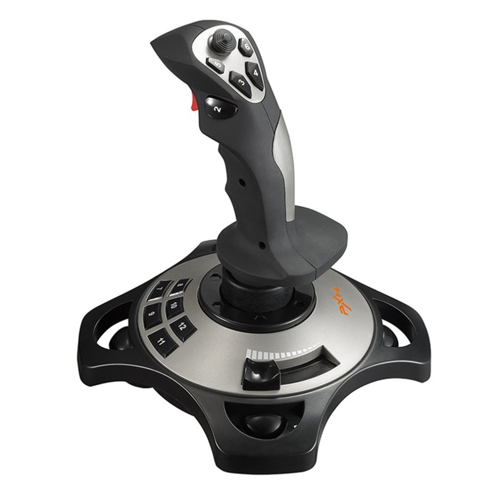 PXN-2113-CONTROLADOR DE VUELO Simulador de Gamepad, Joystick para PC/escritorio, simulación de avión, vibración, accesorios