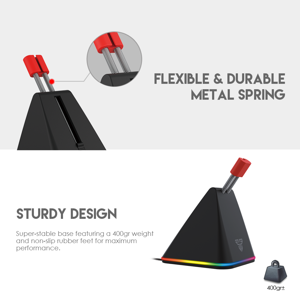 Fantech mbr 01 rgb gaming mus strikk kabel ledning holder mus ledning fixer mus strikk ledning klips